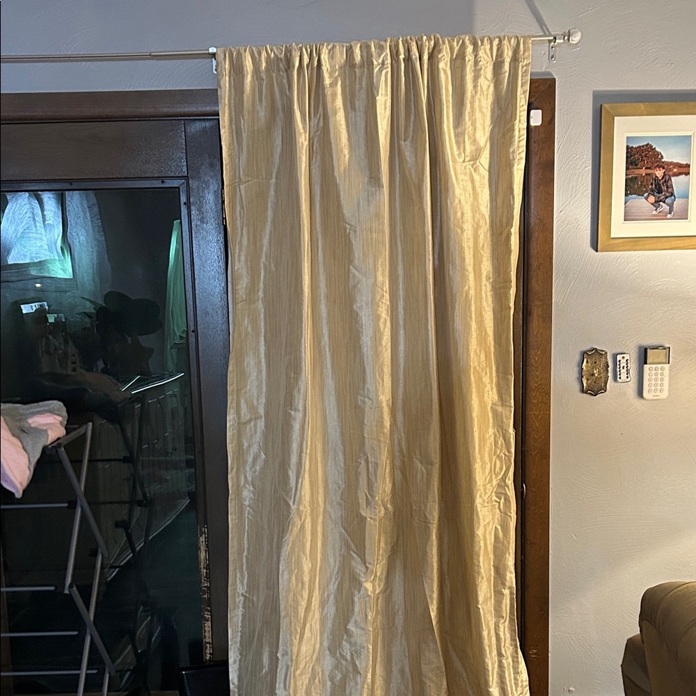 Elegant Cream Curtain Panels-8 panels